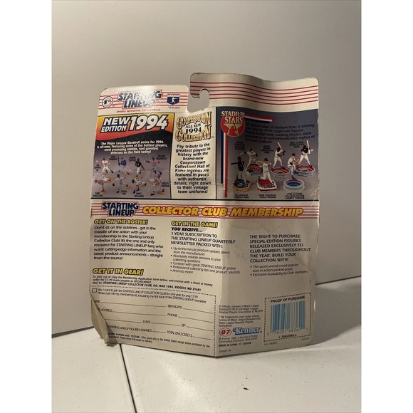 Starting Lineup 1994 MLB Baseball Jeff Bagwell Houston Astros SLU Action Figure - Picture 2 of 4